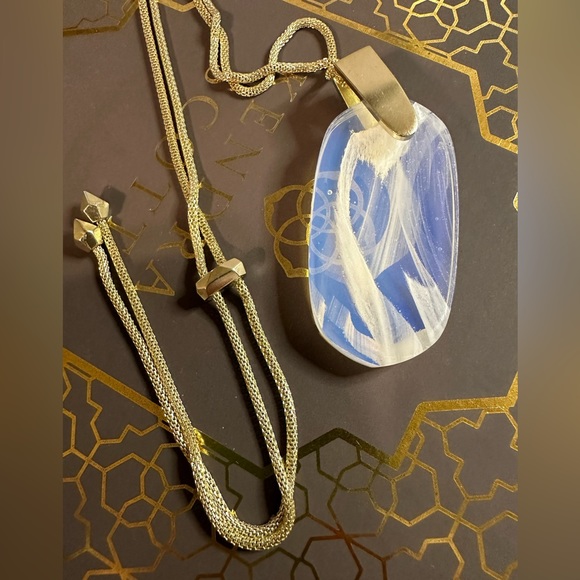 Kendra Scott Prototype Inez Gold Necklace - Picture 4 of 5